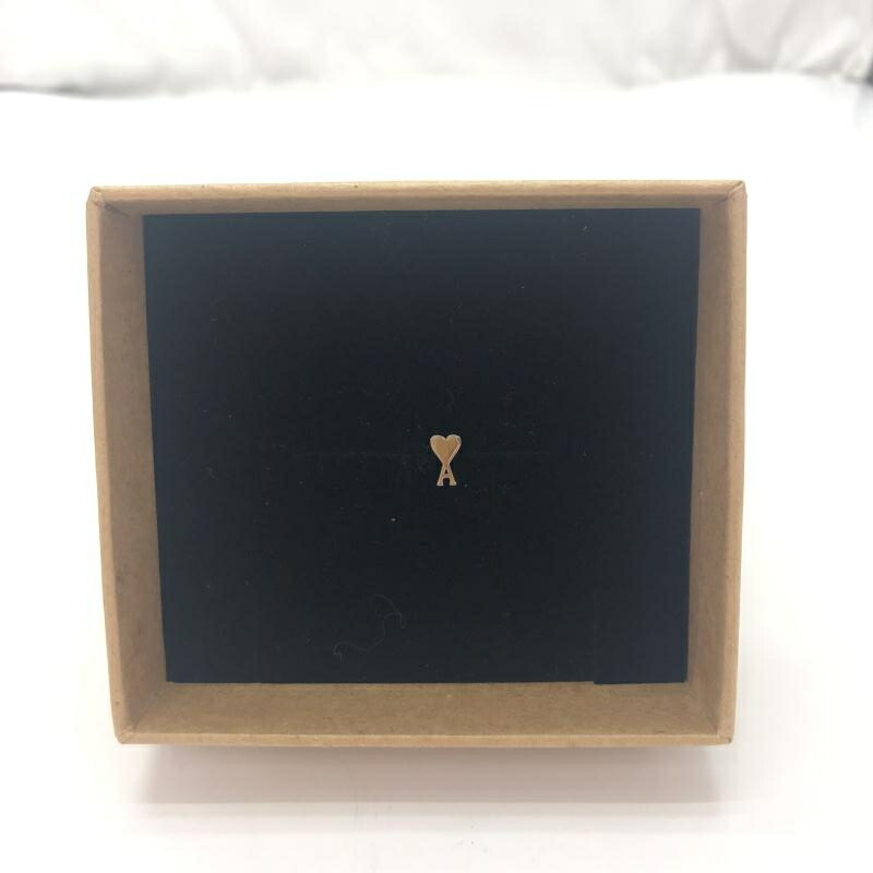 【中古】AMI Alexandre Mattiussi AMI Alexandre Mattiussi ハート型ピアス 片耳 シルバー 箱あり アミアレクサンドレマテュッシ[91]