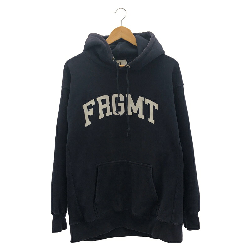 【中古】FRAGMENT DESIGN 23AW FRAGMENT UNIVERSITY HOODIE サイズXL ネイビー[91]