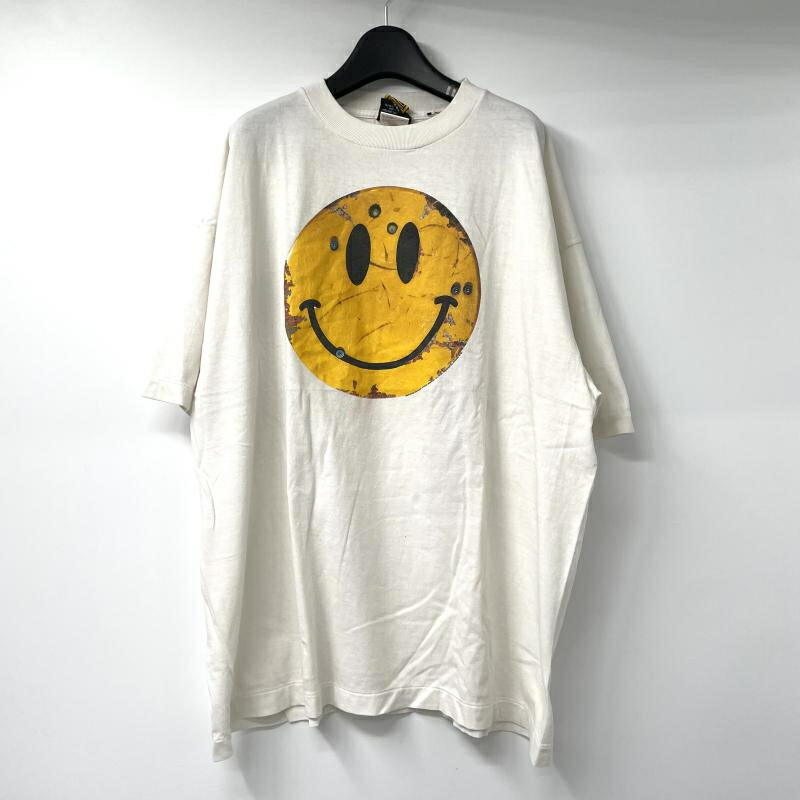 【中古】SAINT MICHAEL 25AW KLF_SS SMILE Tシャツ サイズXXL SM-HR1-0000-C02 ホワイト セントマイケル[17]