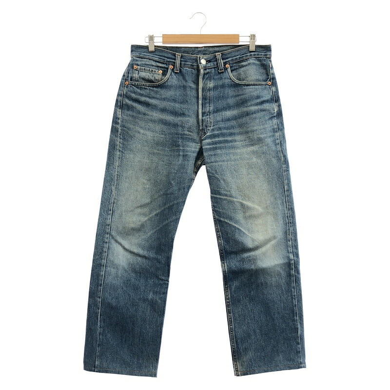 【中古】LEVI'S 89年 USA製 501 デニムパンツ インディゴ サイズW34×L36 リーバイス[24]