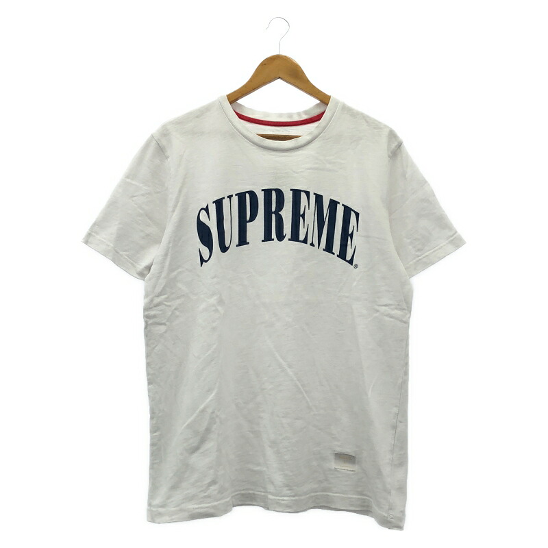 【中古】Supreme 15ss Coliseum Top　サイズL ホワイト シュプリーム[92]