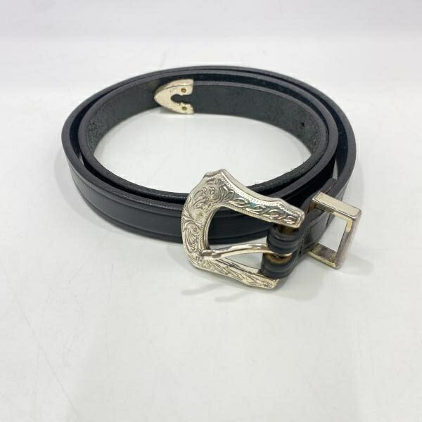 【中古】TORY レザーベルト 2244 ブラック W32 トリー[24]