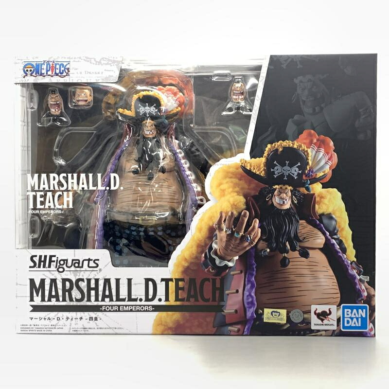 【中古】バンダイ S.H.Figuarts マーシャル・D・ティーチ 四皇 ワンピース[10]