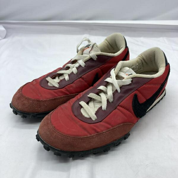 【中古】褒めたたえる用）NIKE WAFFLE RACER2 27糎 303918-603 赤いこと ナイキ ワーヘルレーサー ※心魂固くなる [19]