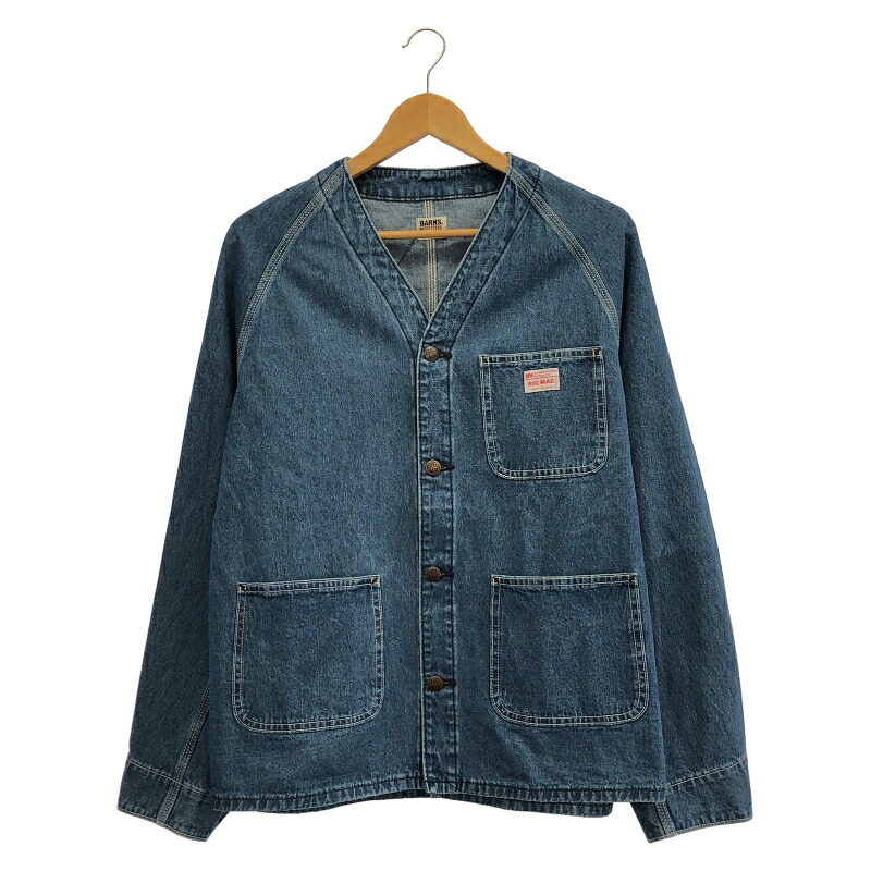 【中古】BARNS OUTFITTERS デニムエンジニアーズジャケット サイズL バーンズアウトフィッターズ インディゴ BR-25370[19]