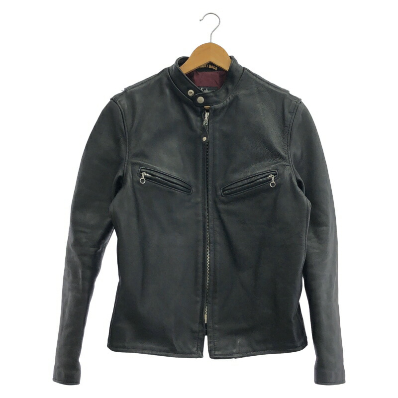 【中古】SCHOTT 7009 シングルライダースジャケット サイズ36[66]