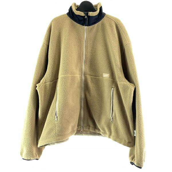 【中古】WOOLRICH ポーラテックフリースジャケット サイズL WJSW0044 ベージュ ウールリッチ[17]