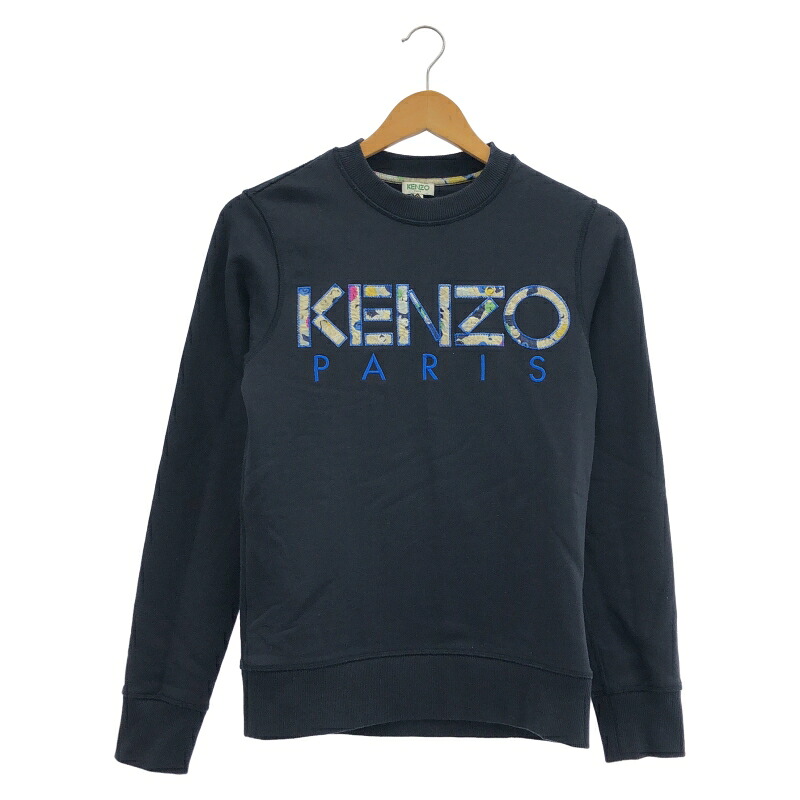 【中古】KENZO ロゴ刺繍スウェット サイズXS 紺 ケンゾー[91] 6,629円