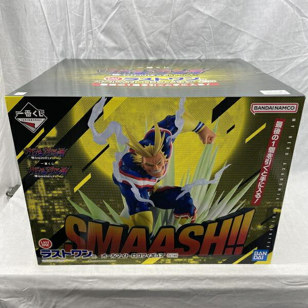 【中古】未開)ラストワン賞 オールマイト ロゴフィギュア ｢一番くじ ヴィジランテ -僕のヒーローアカデミア ILLEGALS-｣[91]