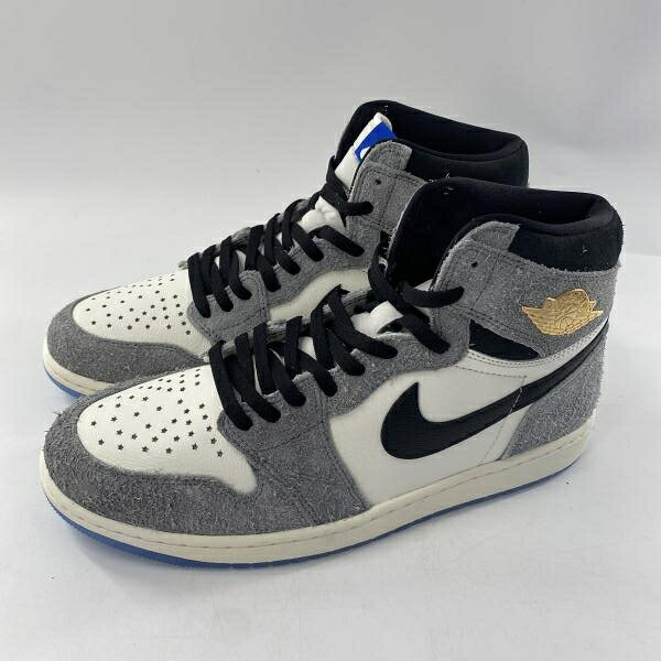 【中古】NIKE Air Jordan 1 Retro High OG Cool Grey/Sail スニーカー 31糎 DZ5485-003 薄墨色 白いこと 黒いこと ナイキ[10]