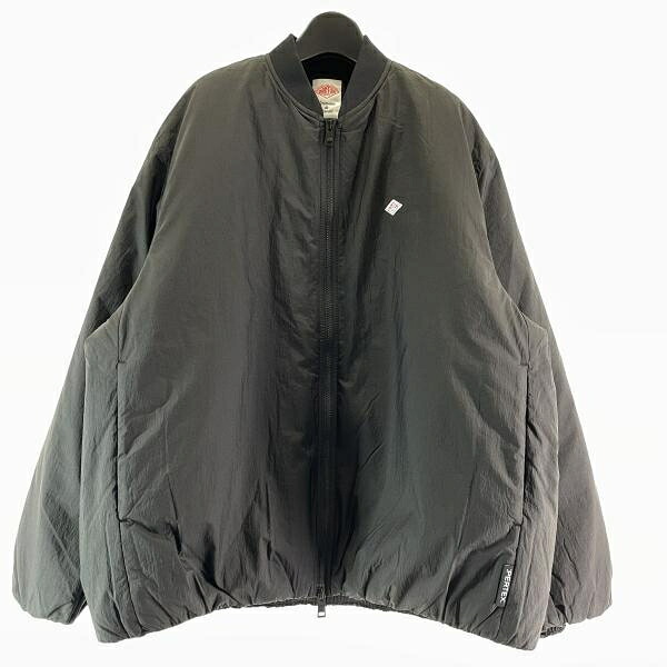 【中古】DANTON BOMBER JACKET サイズM ブラック DT-A0705 PRD ダントン ボンバージャケット[17]