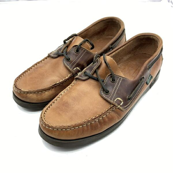 【中古】Paraboot Barth デッキシューズ サイズ不明 ブラウン アウトソール約28cm パラブーツ[19] 9,825円