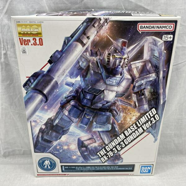 【中古】ｶﾞﾝﾀﾞﾑ）MG 1/100 ｶﾞﾝﾀﾞﾑべｰｽ限定 RX-78-3 G-3ｶﾞﾝﾀﾞﾑ Ver.3.0[91]