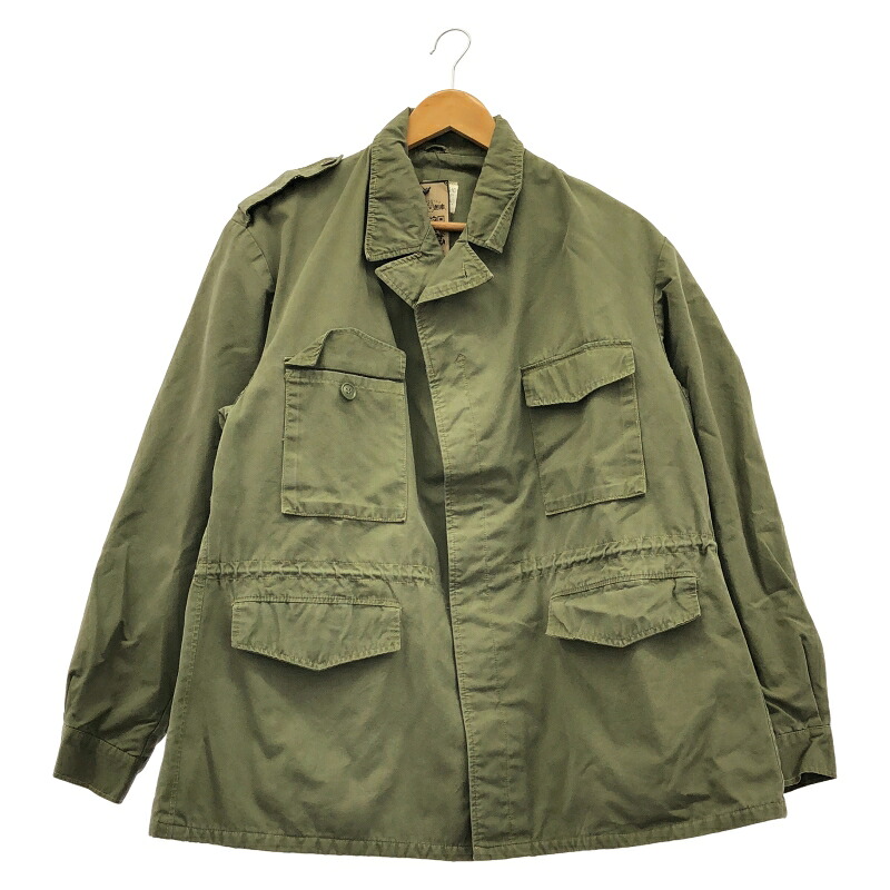 【中古】フランス軍 60-70s 民間品 M-47タイプ フィールドジャケット オリーブ 52[24]