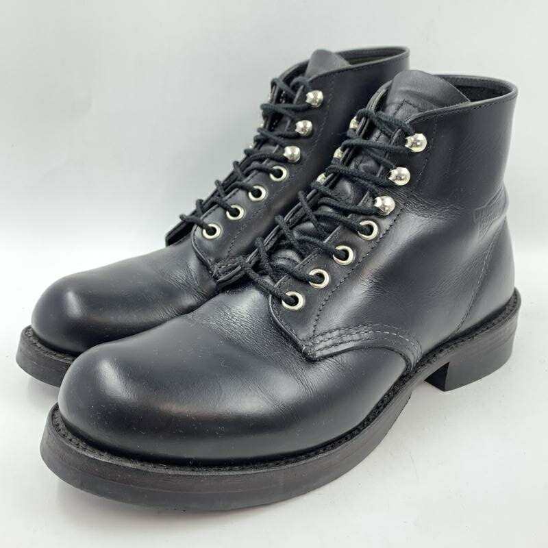 【中古】RED WING 11年製 8165 ベックマン ブラック ビブラムカスタム サイズ25.0 [24]