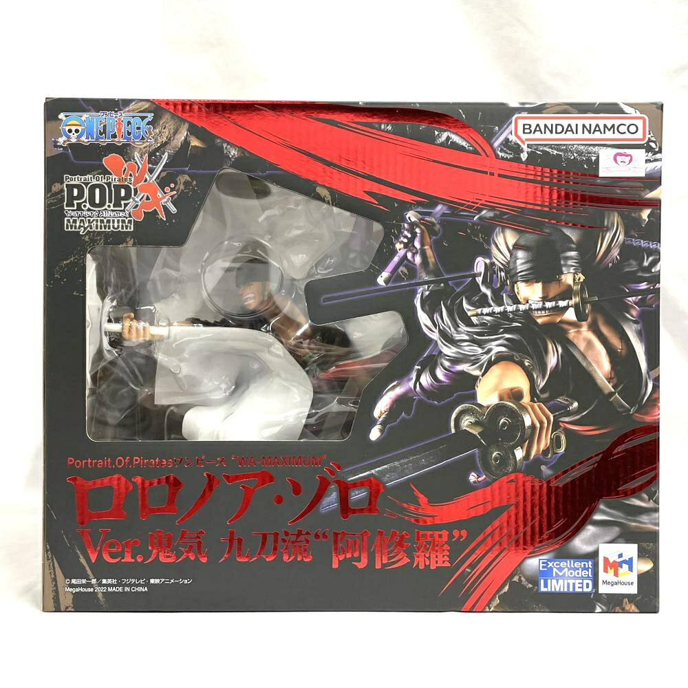 【中古】開封)Portrait.Of.Pirates (P.O.P) WA-MAXIMUM ロロノア・ゾロ Ver.鬼気 九刀流 “阿修羅”[79]