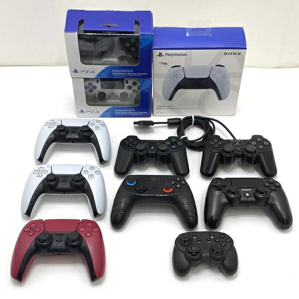 【中古】ｹﾞｰﾑOP）【ｼﾞｬﾝｸ】コントローラまとめPS5 4個 PS4 2個 PS3 2など未保証品CFI-ZCTU CUH-2CTJ [95] 18,648円