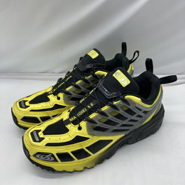 【中古】MM6 Maison Margiela ACS PRO MM6 SALOMON/YELLOW 大きさ27糎 サロモン メゾンマルジェラ 黒いこと 黄色[19]