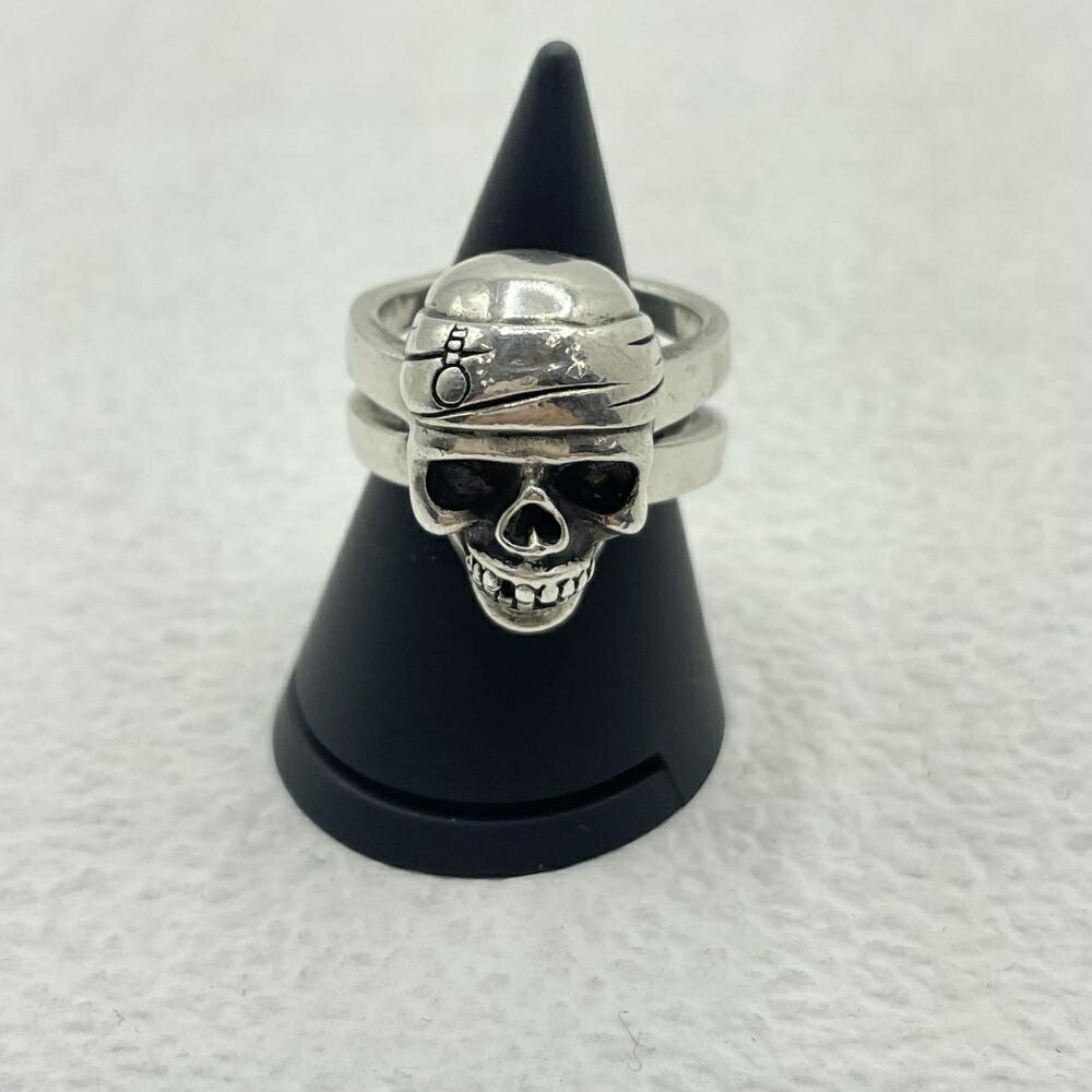 【中古】Disney スカル輪っか Silver925 13号[79]