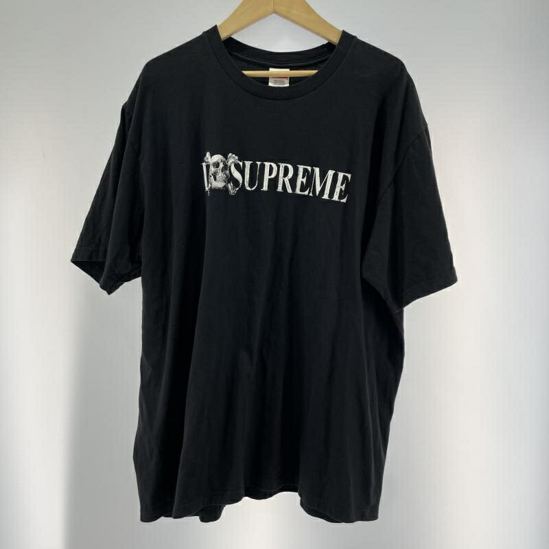 【中古】Supreme 25AW Skull Tee 大きさXL 黒いこと シュプリーム[19]