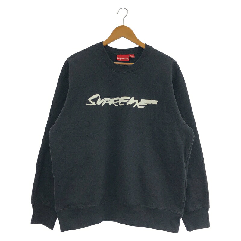 【中古】Supreme 20AW Future Logo Crewneck Black M[79]