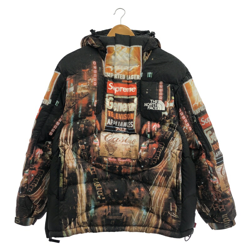 【中古】Supreme×THE NORTH FACE 22AW 800-Fill ハーフジップ ダウンジャケット サイズM [79]