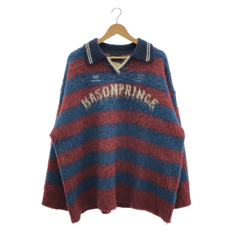 【中古】MASONPRINCE ラグビープルオーバー風 間借り人スウェーター 4 メイソンプリンス[92]