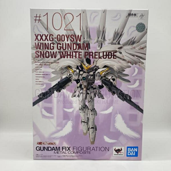 【中古】開封）GUNDAM FIX FIGURATION METAL COMPOSITE ウイングガンダム スノーホワイトプレリュード[24]