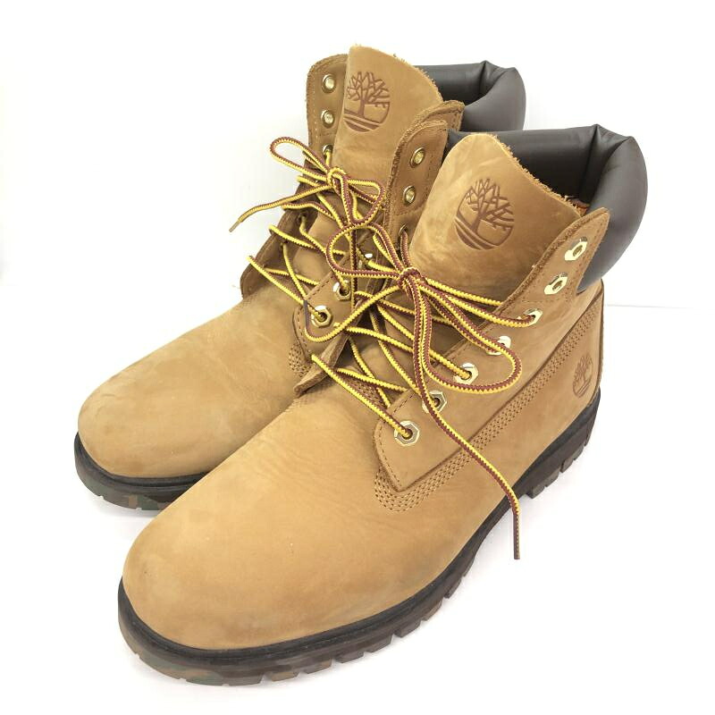 【中古】Timberland 6インチブーツ イエロー 27.5cm 500393-03-25 TB0A6FEE754 ティンバーランド[66]