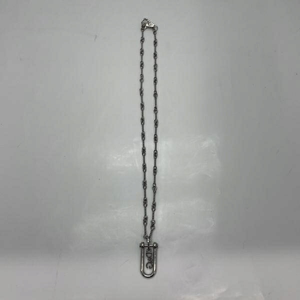 【中古】DOLCE&GABBANA D&Gロゴハンガーネックレス シルバー ドルチェアンドガッバーナ[91]｜お宝創庫