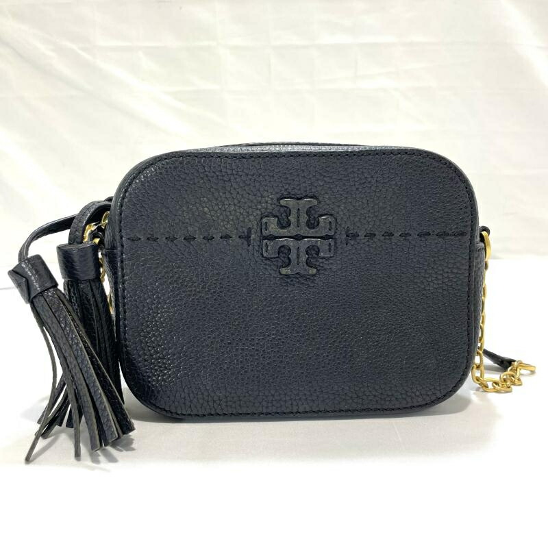 【中古】TORY BURCH マックグローカメラバッグ ブラック 10005626 トリー バーチ[19]