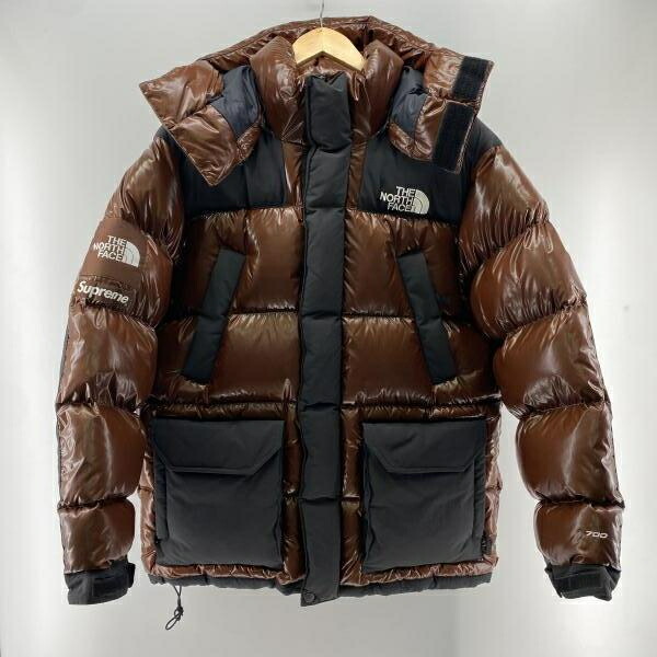 【中古】Supreme×THE NORTH FACE 22AW 700FILL DOWN PARKA 赤銅色 大きさL ND52206I シュプリーム[24]