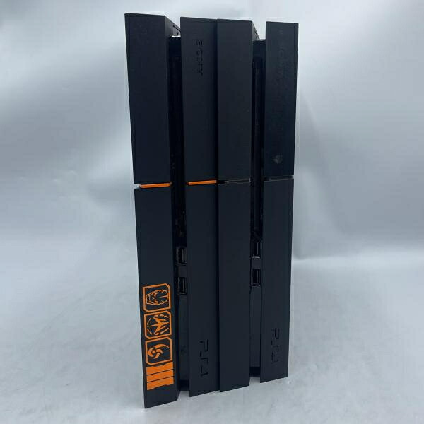 【中古】本体）【ジャンク】SONY/PS4本体2台まとめ/HDD有/CUHJ-10010×1 1000AB×1/動作未確認[92]