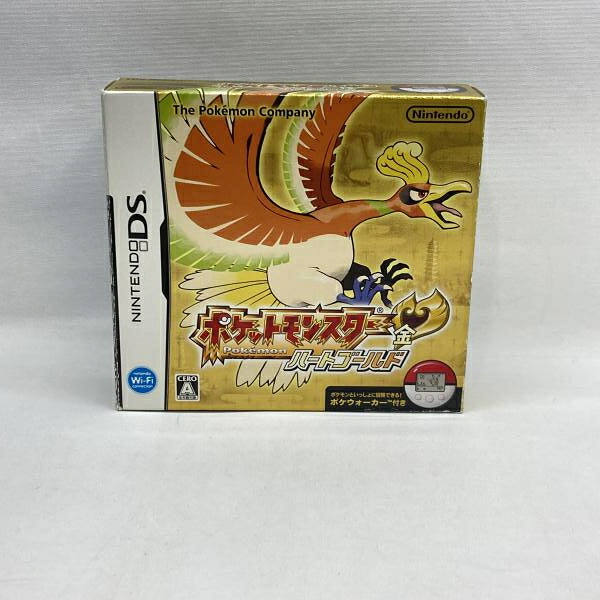 【中古】NDS）任天堂 ポケットモンスター ハートゴールド ポケウォーカー同梱 開封品[97]