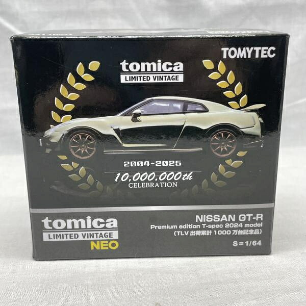 【中古】1/64 LV-N NISSAN GT-R Premium edition T-spec 2024 model TLVさし出し累算1000万台不死化品[91]