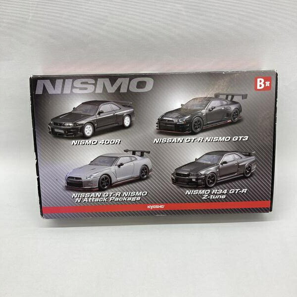 【中古】京商 KYOSHO ミニカー引き札 第2弾 B賞 1/64 NISMO 4車種特別つや消し色合い書き割り[97]