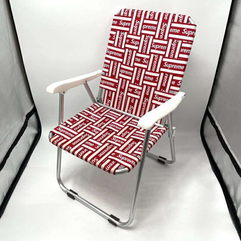 【中古】SUPREME 20SS Director's Chair レッド/ホワイト ディレクターズチェアー 折りたたみ椅子 シュプリーム[17]