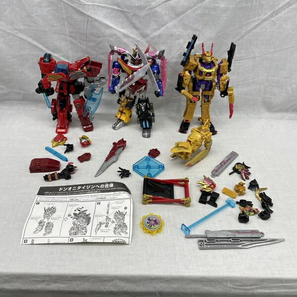 【中古】現状･パーツ確認無し)組立済みミニプラ ドンブラザーズセット[91]