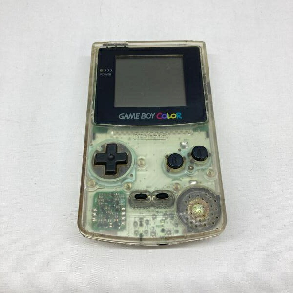 【中古】本体）任天堂 ゲームボーイカラー本体 クリアー ジャンク 本体のみ[97]