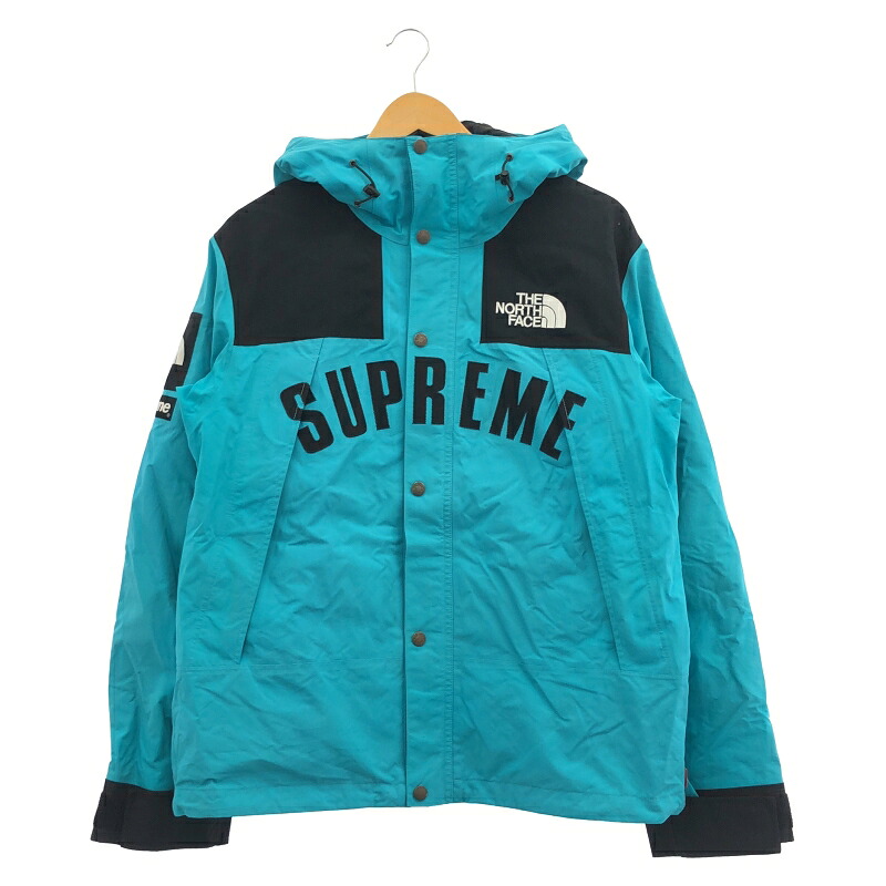 【中古】Supreme 19SS ×THE NORTH FACE Arc Logo Mountain Parka サイズM ブルー NF0A3VMM シュプリーム ノースフェイス[17]
