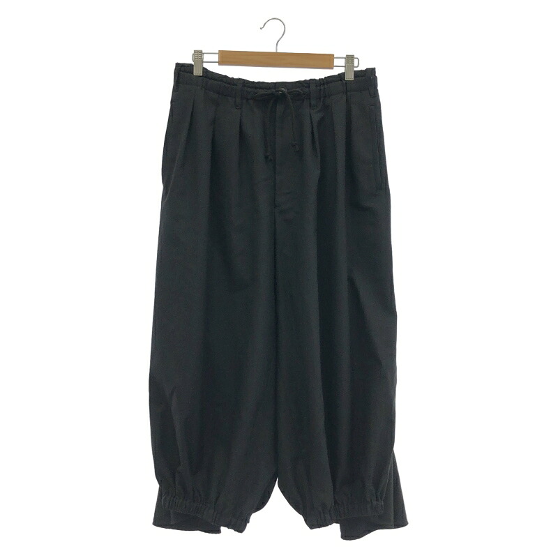 【中古】Ground Y T/W gabardine Crow pants サイズ3 GA-P29-100 ブラック グラウンドワイ[17] 32,110円