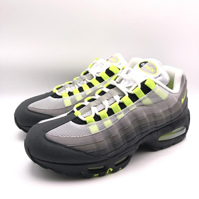 【中古】NIKE WMNS AIR MAX 95 BIG BUBBLE Neon サイズ28cm IO9926-001 ナイキ ウィメンズ エアマックス95 ビッグバブル \"ネオンイエロー\"[17]