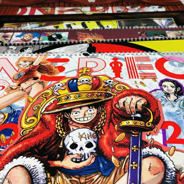 【中古】使用感あり)５点セット ONEPIECE コミックカレンダー 2017年 2020年 2022年 2024年 2025年 尾田栄一郎 原作イラスト[22]｜お宝創庫