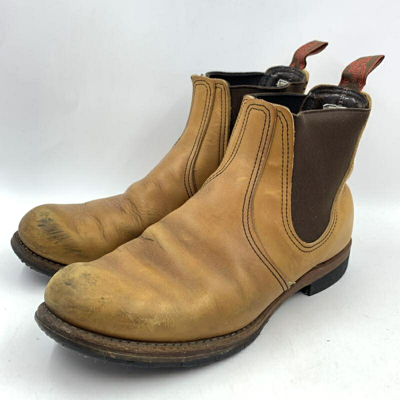 【中古】RED WING 12年製 2922 CHELSEA ブラウン 27cm ※傷、汚れ レッドウィング[24]