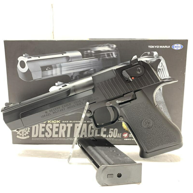 【中古】18歳以上 マルイ ガスブロ デザートイーグル BK ハードキック[69]