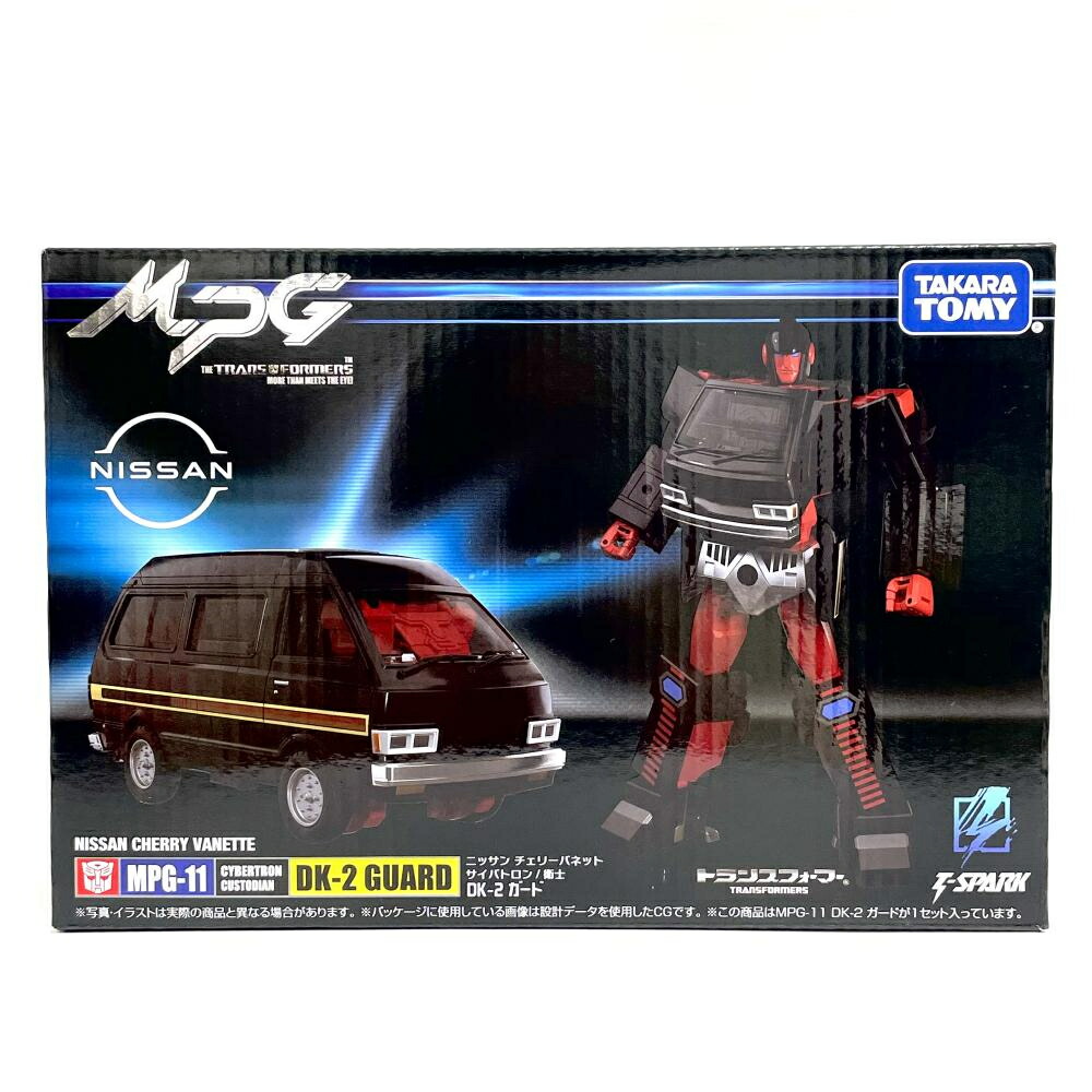 【中古】二度貼)タカラトミー トランスフォーマー MPG-11 ニッサン チェリーバネット サイバトロン/衛士 DK-2 ガード[79]