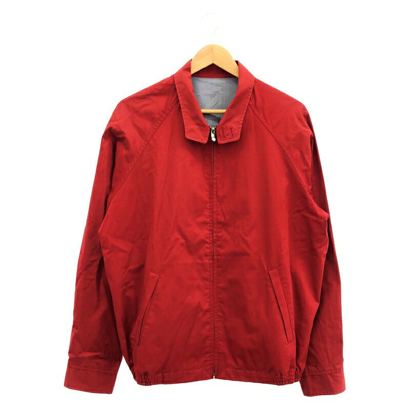 【中古】VAN JACKET ロゴ刺繍 スウィングトップ レッド サイズLL ヴァンジャケット[24]