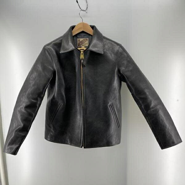 【中古】Y2 LEATHER OILED ROUGH STEER SPORTS JACKET 黒いこと 大きさ40 WSR-45 ワイツーレザー[24]