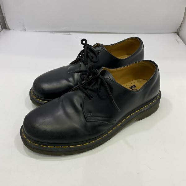【中古】Dr.Martens 3ホール 1461 ブラック サイズUK8 ドクターマーチン[24]
