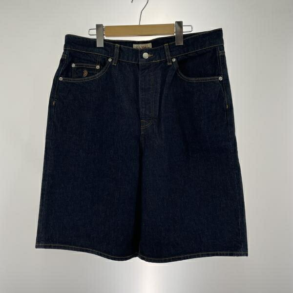 【中古】STUSSY BIG OL\u0027 SHORT DENIM RINSED W34 濃紺色 ステューシー[91]
